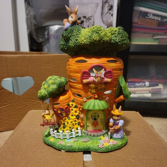 PartyLite | Accents | Partylite Bunny Tealight Holder Carrot Shaped ...